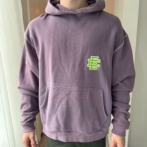 Eric Emanuel Hoodie - Purple w Green Logo